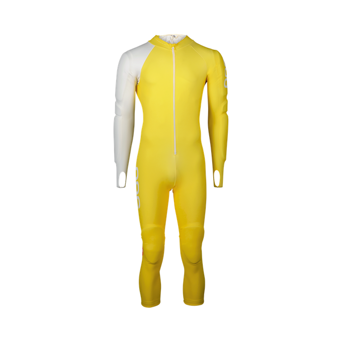 Race Suit POC Skin GS Aventurine Yellow/Hydrogen White - 2023/24