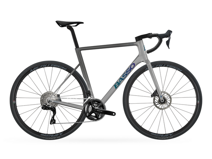 Road bike BASSO Astra 105 Di2 Gray Asphalt/Microtech Mr Lite - 2023