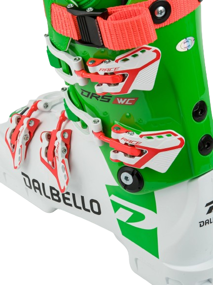 Ski boots Dalbello DRS WC M White/Green Race - 2024/25