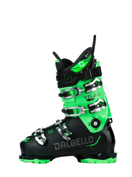 Ski boots Dalbello Veloce 130 GW Black/Race Green - 2023/24