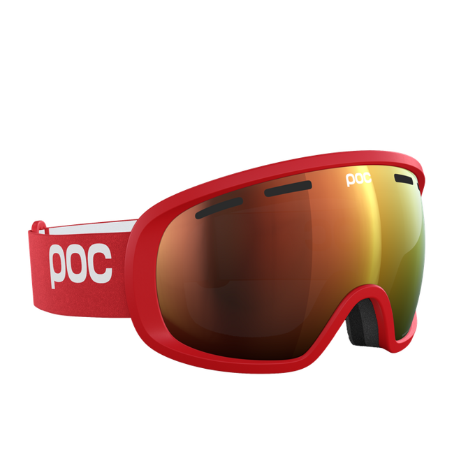 Ski goggles POC Fovea Prismane Red/Partly Sunny Orange - 2024/25