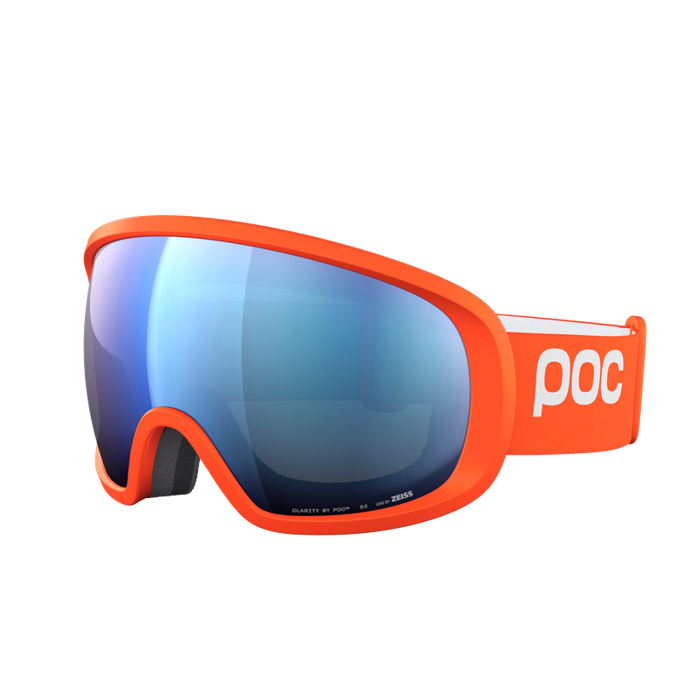 Ski goggles POC Fovea Zink Orange/Partly Sunny Blue - 2024/25