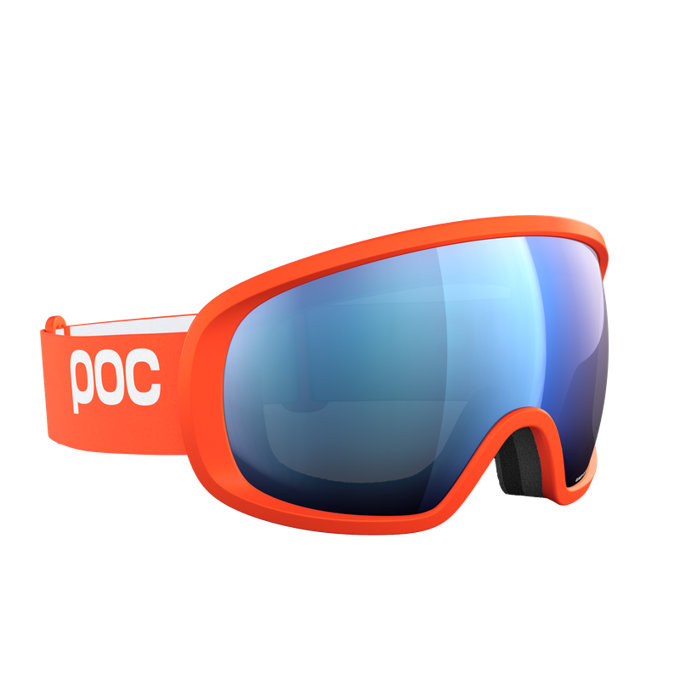 Ski goggles POC Fovea Zink Orange/Partly Sunny Blue - 2024/25