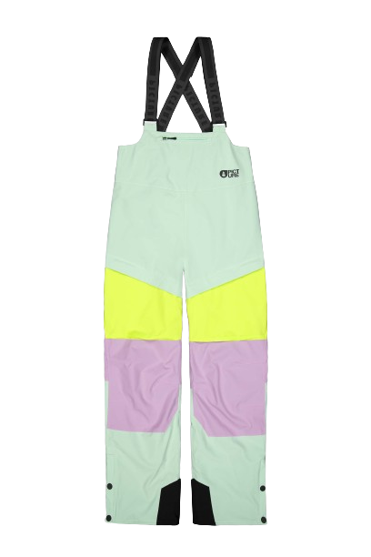 Ski pants Picture Elwy BIB Silt Green Orchid Acid - 2024/25