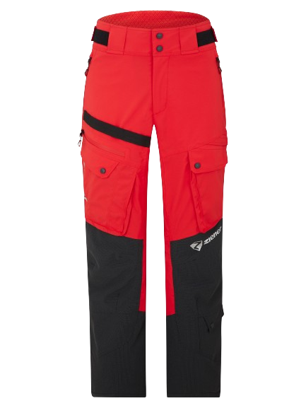 Ski pants Ziener RCE Coach Unisex Pants Red - 2024/25