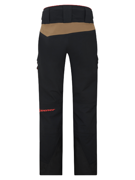 Ski pants Ziener Tewes Full-Zip Man Walnut Red - 2024/25