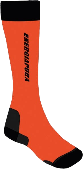 Ski socks ENERGIAPURA Long Socks Top Silk Orange - 2022/23