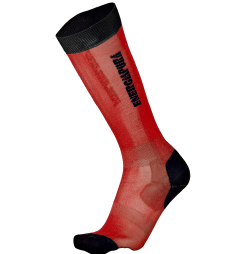 Ski socks ENERGIAPURA Long Socks Top Silk Red - 2021/22