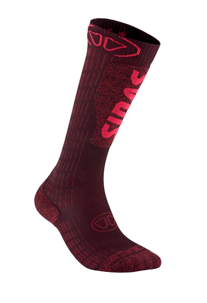 Ski socks Sidas Ski Expert Lady Burgundy - 2024/25