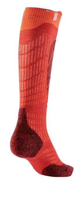 Ski socks Sidas Ski Merino Junior Red/Orange - 2024/25