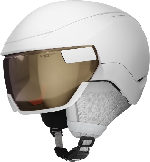 Skiing helmet Atomic Revent GT AMID Visor HD Photo White Heather - 2024/25