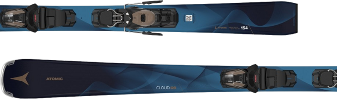 Skis Atomic Cloud Q9 + M 10 GW Black/Sand - 2024/25