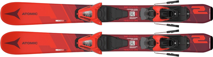 Skis Atomic Redster J2 70-90 + C 5 GW Red/Black - 2024/25