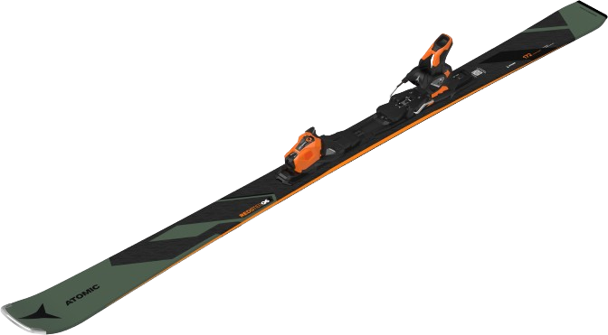 Skis Atomic Redster Q6 + MI 12 GW Black/Orange - 2024/25