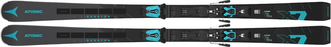 Skis Atomic Redster X7 Revoshock C + MI 12 GW Black/Teal - 2024/25