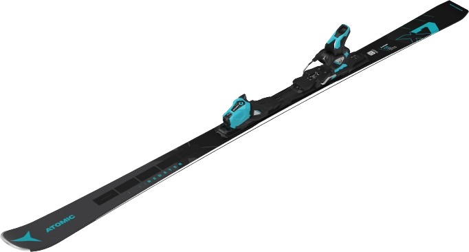 Skis Atomic Redster X7 Revoshock C + MI 12 GW Black/Teal - 2024/25