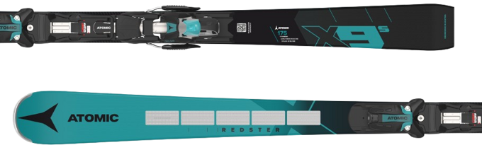 Skis Atomic Redster X9S Revoshock S + X 12 GW Black/Teal - 2024/25