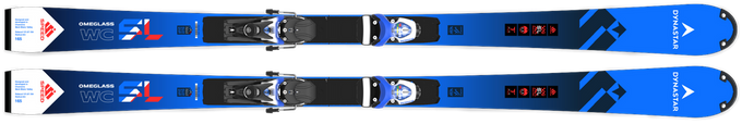 Skis Dynastar Speed Omeglass FIS SL Factory 165 R22 + Spx 15 Rockerace Clement Noel - 2023/24