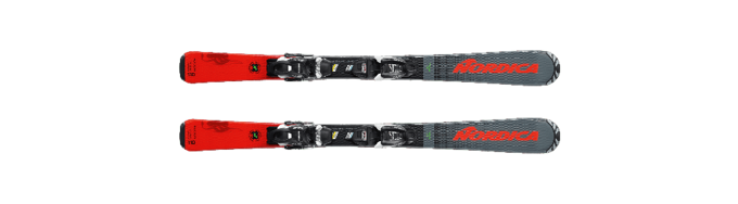 Skis Nordica Team J R(100-140) + Marker J4.5 - 2024/25