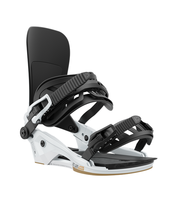 Snowboard Bindings Union Atlas Pro Metalic White - 2024/25