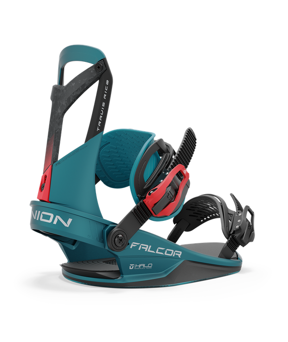 Snowboard Bindings Union Falcor Teal - 2024/25