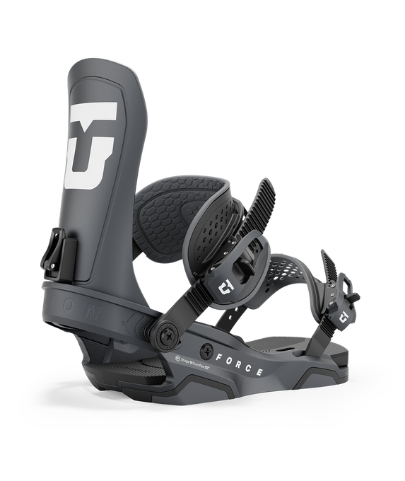 Snowboard Bindings Union Force Gunmetal - 2024/25