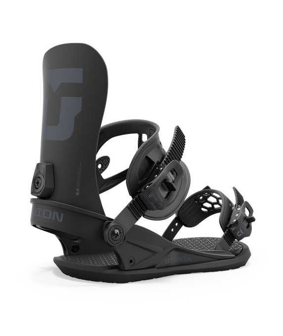 Snowboard Bindings Union Strata Black - 2024/25