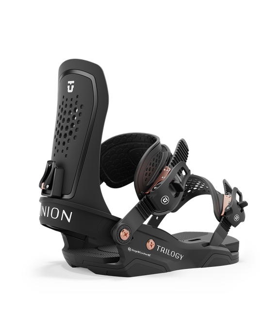 Snowboard Bindings Union Trilogy Black - 2024/25