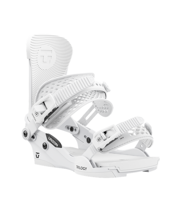 Snowboard Bindings Union Trilogy Classic White - 2024/25