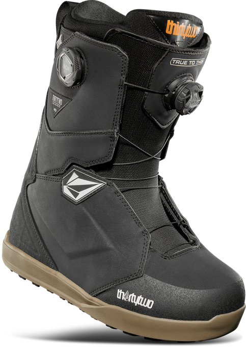 Snowboard Boots Thirty Two Lashed Double Boa X Volcom Men Black/Gum - 2024/25