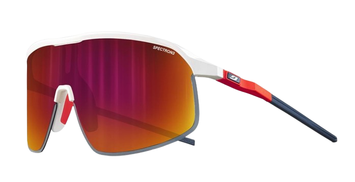 Sunglasses Julbo Density Spectron 3 Matt White / Fluo Orange / Blue