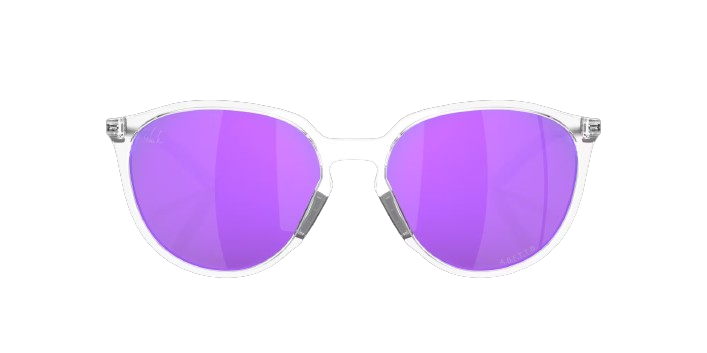 Sunglasses OAKLEY Sielo Mikaela Shiffrin Signature Series Prizm Violet Lenses / Polished Chrome Frame