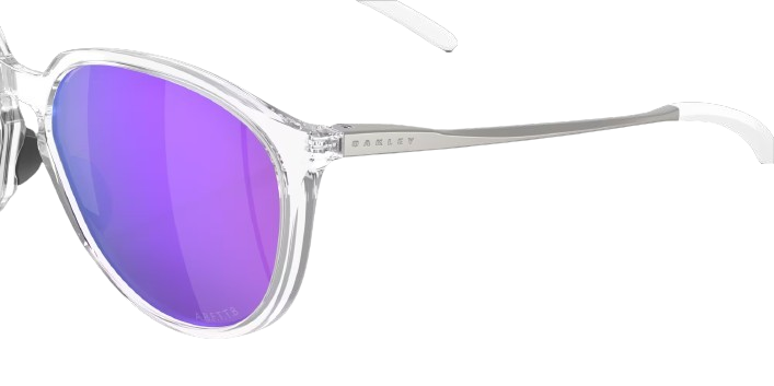 Sunglasses OAKLEY Sielo Mikaela Shiffrin Signature Series Prizm Violet Lenses / Polished Chrome Frame
