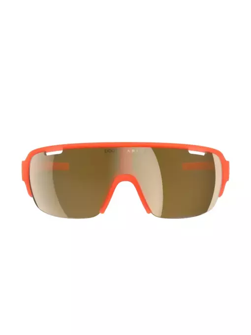 Sunglasses POC DO Half Blade Fluorescent Orange Translucent - Violet/Gold Mirror - 2024/25