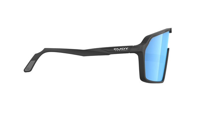 Sunglasses Rudy Project SPINSHIELD BLACK MATTE - Multilaser Blue