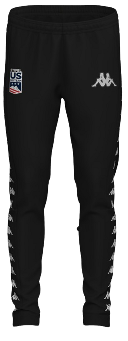 Sweatpants Kappa 222 Banda Arufinzip US Black - 2024/25