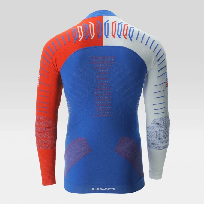 Thermal underwear UYN Natyon 3.0 USA Bode Miller UW Shirt LG SL Turtle Neck - 2024/25