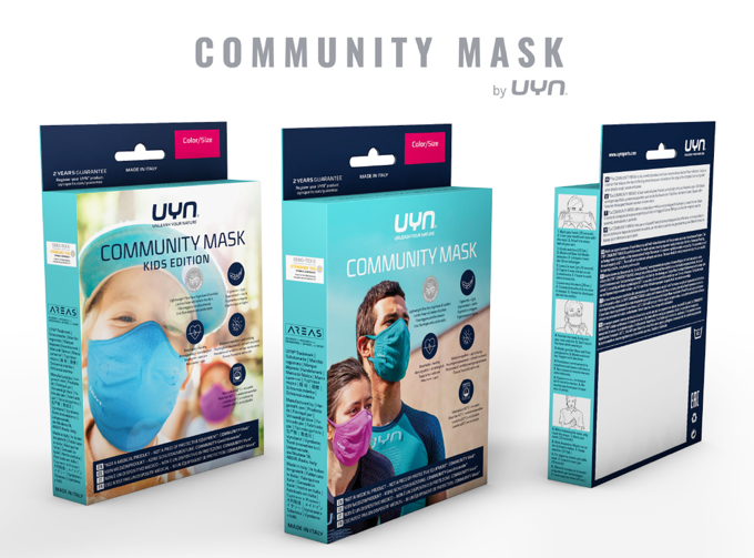 UYN Community Mask Kids Edition Aqua