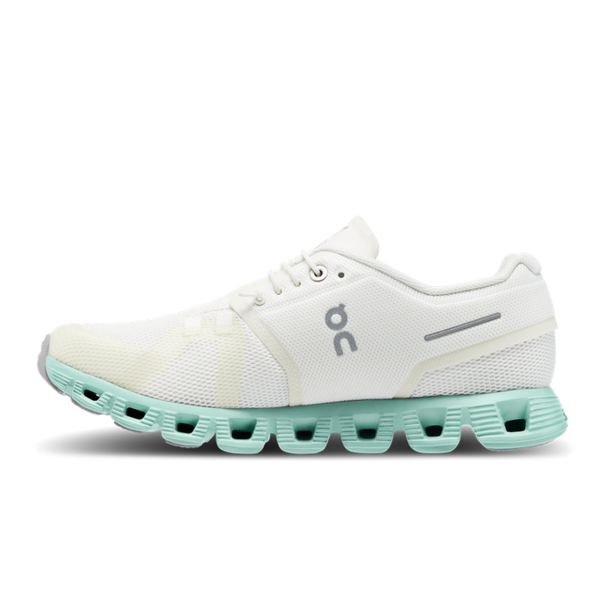 Women's shoes On Running Cloud 5 Undyed-white/Creek