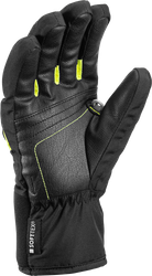 Gloves LEKI Griffin 3D Junior Black/Neon - 2023/24