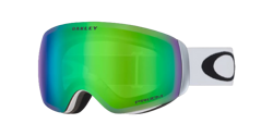 Goggles Oakley Flight Deck M Prizm Snow Jade Iridium Lenses / Matte White - 2024/25