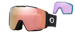 Goggles Oakley Line Miner Pro M Matte Black Prizm Rose Gold + spare lenses Prizm Iced - 2024/25