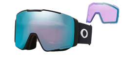 Goggles Oakley Line Miner Pro M Matte Black Prizm Sapphire + spare lenses Prizm Iced - 2024/25