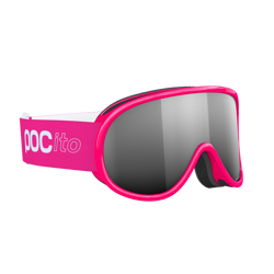 Goggles POC Pocito Retina Fluorescent Pink/Partly Sunny Silver - 2024/25