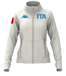 Hoodie Kappa 6CENTO 688 ITA White Coconut/Blue - 2024/25