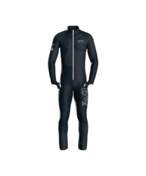 Race Suit Energiapura Globe Black Junior (non insulated, light padded) - 2024/25