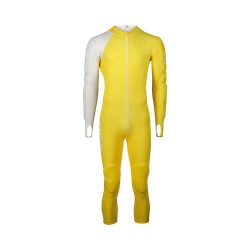 Race Suit POC Skin GS Aventurine Yellow/Hydrogen White - 2023/24