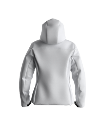 Ski jacket ENERGIAPURA Jacket With Hood Flond Lady Unicolor White - 2023/24