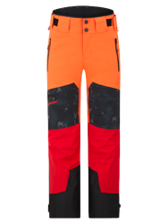 Ski pants Ziener Tewes Full-Zip Junior Teamwear Red Orange Pop - 2024/25