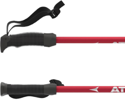 Ski poles Atomic AMT JR Telescopic Red/Silver - 2024/25